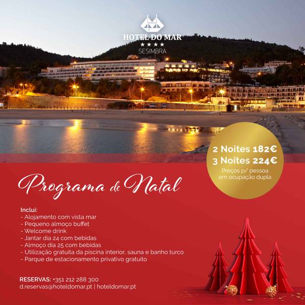 Programa de Navidad Do Mar Hotel Sesimbra, Portugal